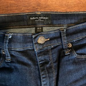 Banana Republic Dark Wash Sculpt Skinny Jeans